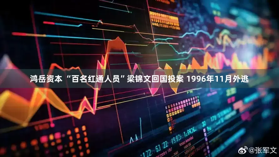鸿岳资本 “百名红通人员”梁锦文回国投案 1996年11月外逃