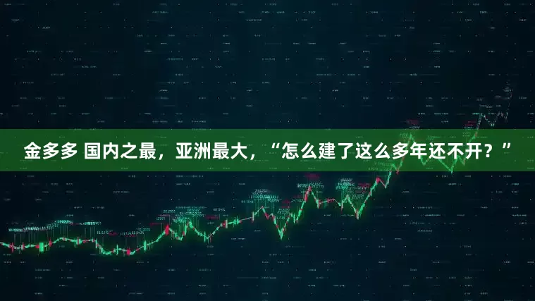 金多多 国内之最，亚洲最大，“怎么建了这么多年还不开？”